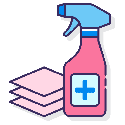 Sanitizer healthcare and medical sanitizer surface icon