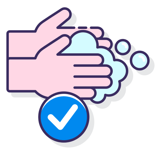 Hygiene soap hand wash washing hand icon