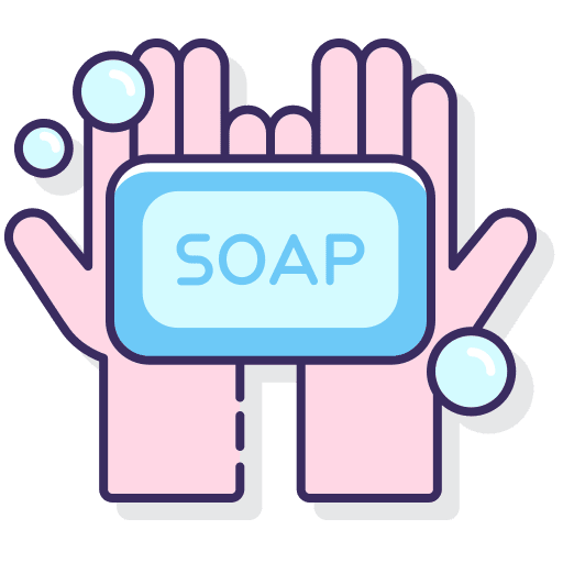 Soap cleaning hygienic homemade icon