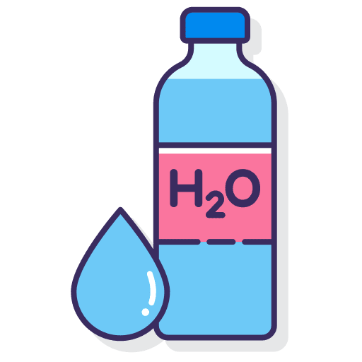 Water drop nature clean water icon