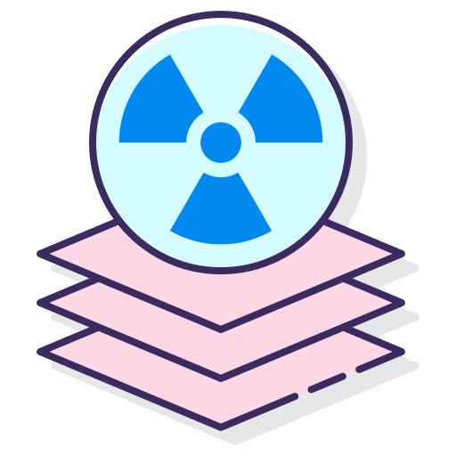 Contamination healthcare and medical virus contamination icon