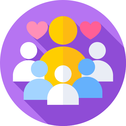Family charity family generation icon