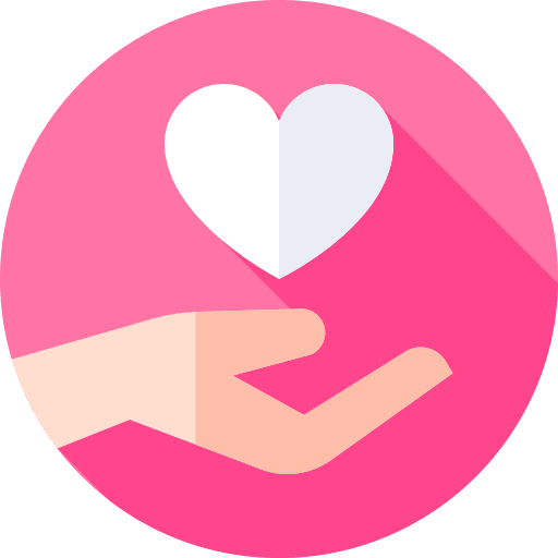 Love love and romance charity ui icon