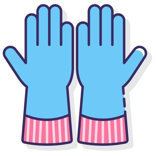 Protective gloves surgery healthcare and medical latex icon