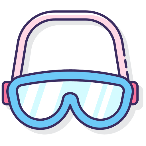 Safety goggles goggle safety goggles sport icon