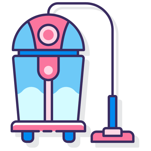 Vacuum cleaner electric water furniture and household icon