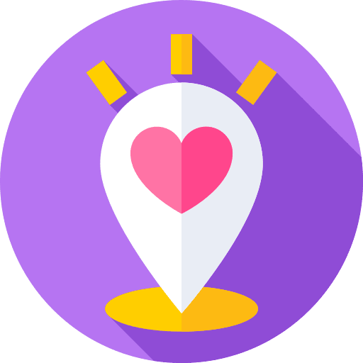Love miscellaneous placeholder location icon