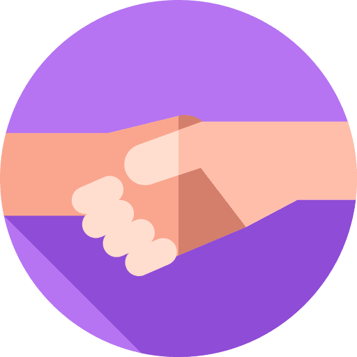 Shaking hands shaking hands agreement reliable icon