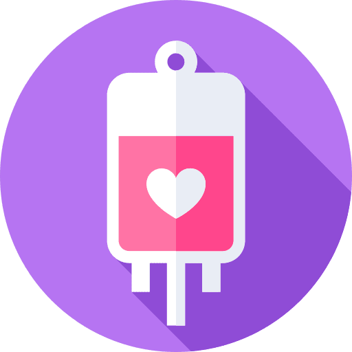 Blood transfusion healthcare and medical blood transfusion miscellaneous icon