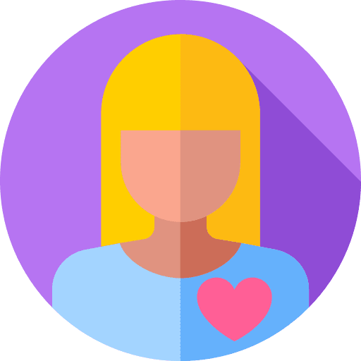 Woman profile love people icon