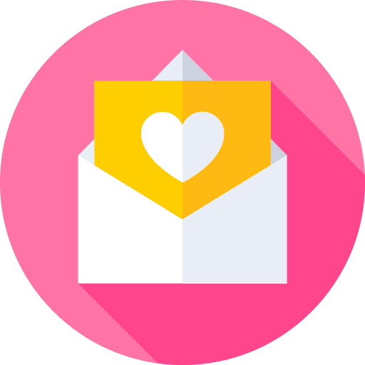 Love letter charity love letter solidarity icon