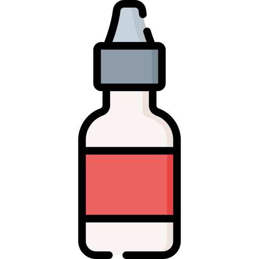Eye dropper eye drops bottle drugs icon