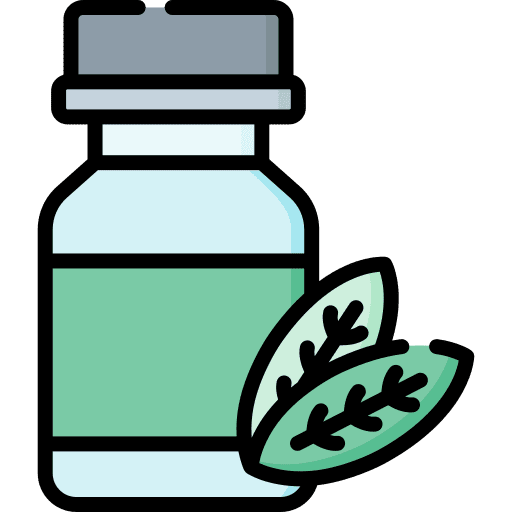 Herbal organic therapy healthy icon