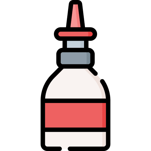 Nasal spray nasal spray medicine nose icon