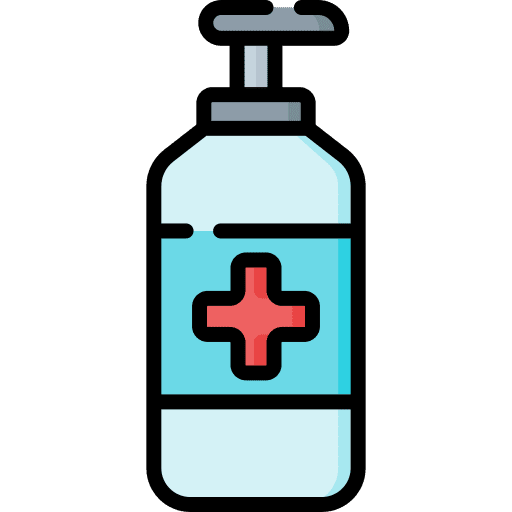 Hand sanitizer antibacterial gel hand sanitizer hydroalcoholic gel icon