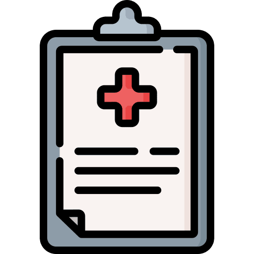 Medical history healthcare and medical medicine folder icon