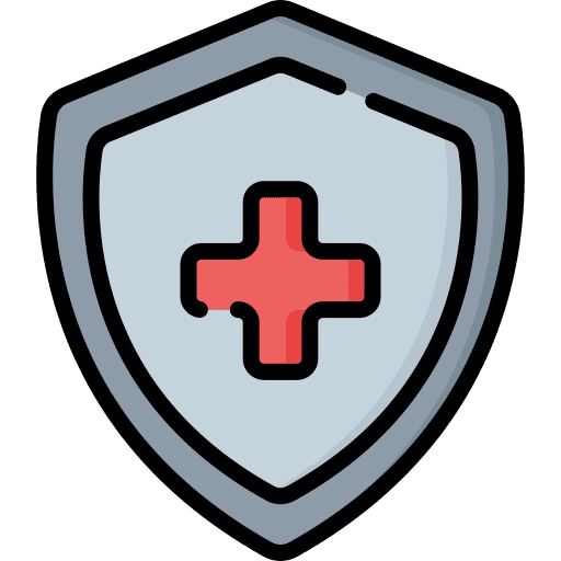 Medical insurance insurance healthcare and medical shield icon