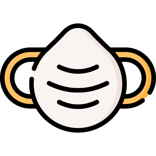 Medical mask medical mask security healthcare and medical icon