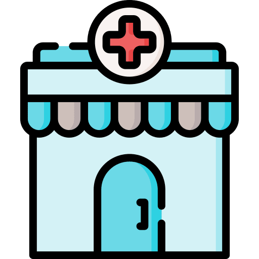 Pharmacy pharmacy supplies cross icon