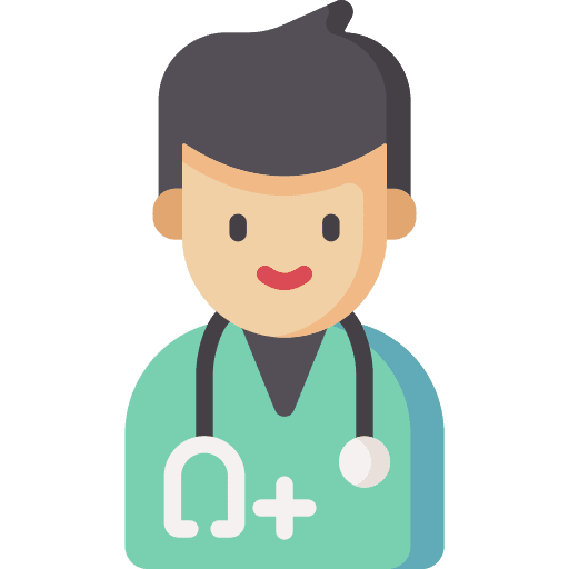 Doctor clinic professional professions and jobs icon