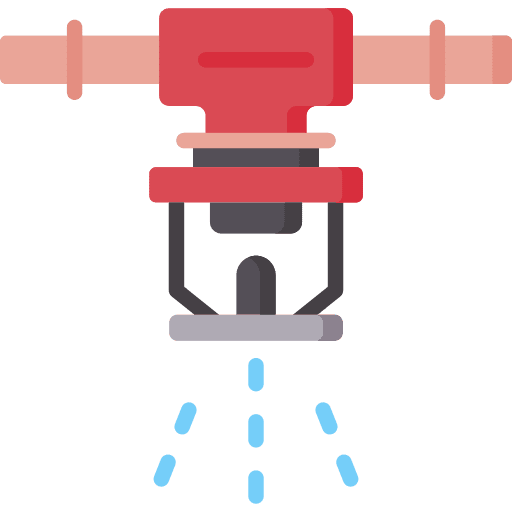 Fire alarm sensor smoke detector security icon