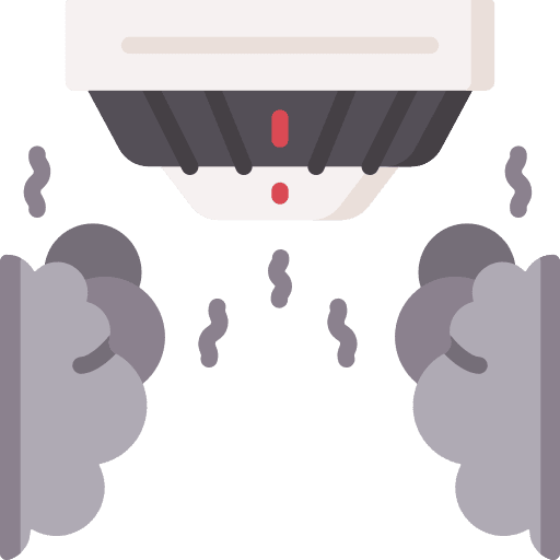 Smoke detector smoke detector electronics fire icon