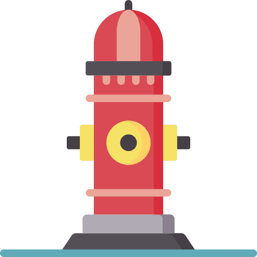 Hydrant security hydration protection icon