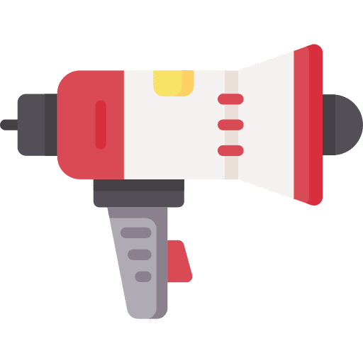 Loudspeaker announcer communications shout icon