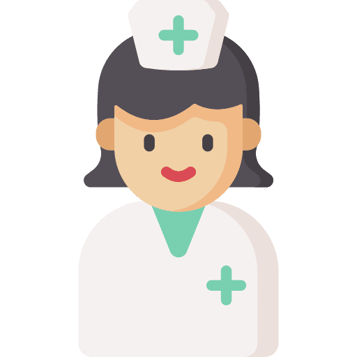 Nurse medical assistance people medical icon