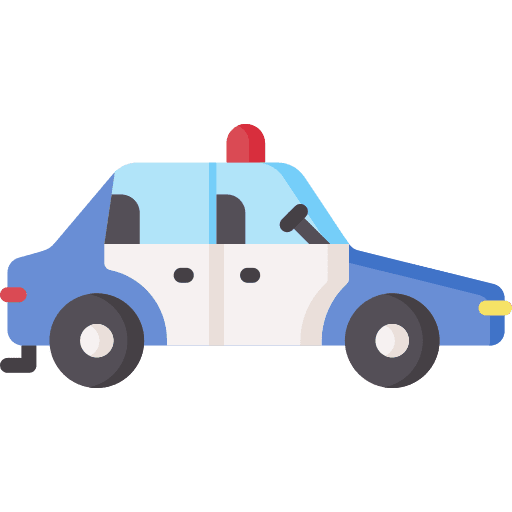Police car police car police vehicle icon