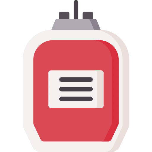 Blood bag healthcare and medical hospital blood bag icon