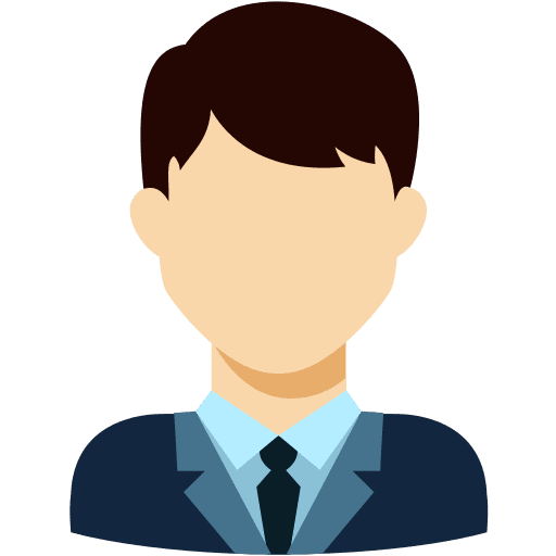 Man office human contact icon