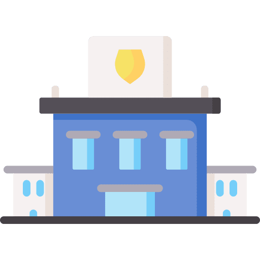 Police station security police jail icon