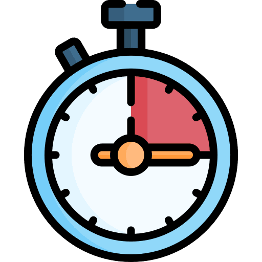 Timer tools and utensils time and date chronometer icon