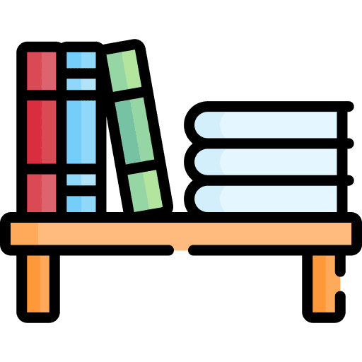 Books books office material furniture and household icon