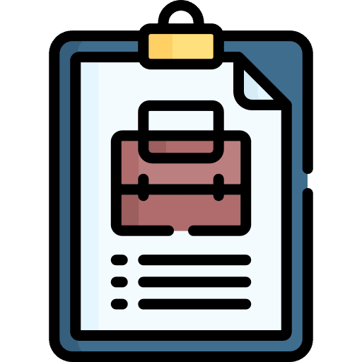Clipboard files and folders criteria verification icon