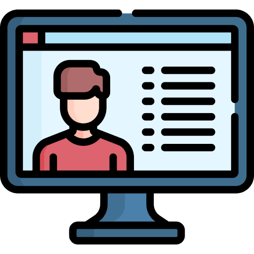 Webinar online learning communication webinar icon