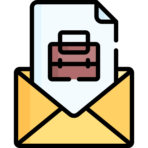 Email suitcase mail email icon