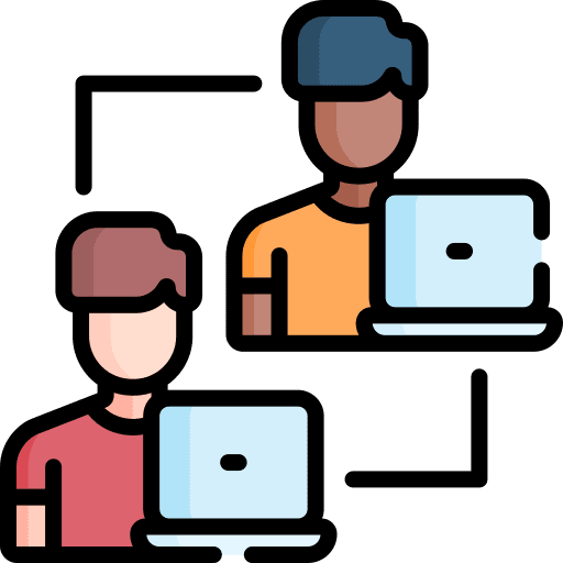 Network human businessman people icon