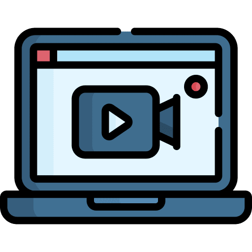 Webinar streaming webinar knowledge icon