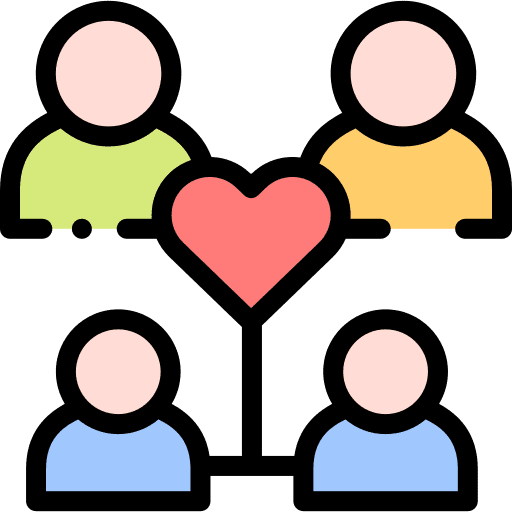 Family tree ancestry genealogy family icon