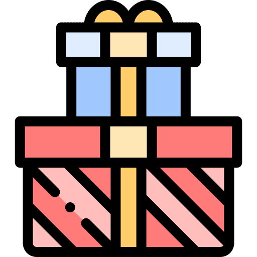 Gift gift birthday and party present icon