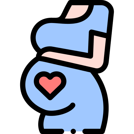 Maternity maternity woman healthcare and medical icon