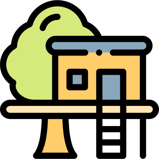 Treehouse tree hobbies and free time treehouse icon