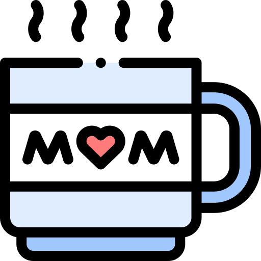 Mom chocolate food coffee cup icon
