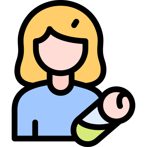 Mother son mother love icon