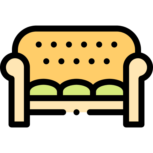 Sofa relax rest furniture icon