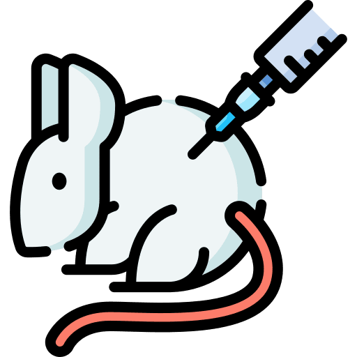 Animal testing genetic engineering laboratory animal testing icon