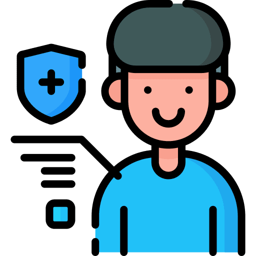 Patient recovered patient avatar icon