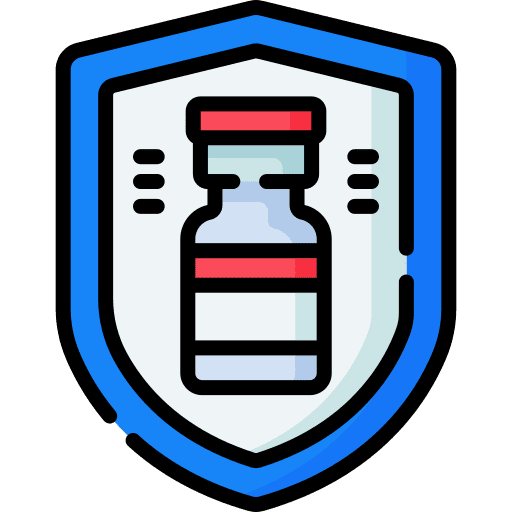 Defense healthcare and medical security medical icon